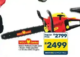 Pick n Pay WOLF Garden 45CC Petrol Chain Saw offer