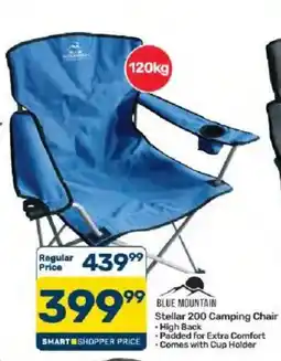 Pick n Pay BLUE MOUNTAIN Stellar 200 Camping Chair offer
