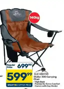 Pick n Pay BLUE MOUNTAIN Stellar 300 Camping Chair offer