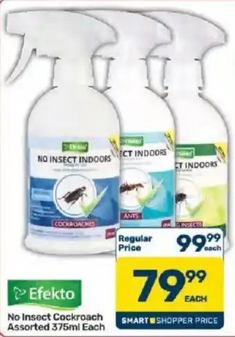 Efekto No Insect Cockroach Assorted
