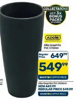 Pick n Pay ADDIS Alto Graphite Pot 375mm offer