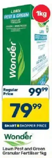 Pick n Pay Wonder Lawn Pest and Green Granular Fertiliser offer