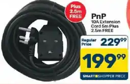 Pick n Pay PnP 10A Extension Cord offer