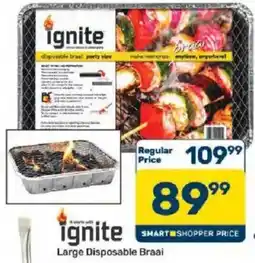 Pick n Pay Ignite Large Disposable Braai offer
