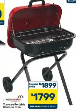 Pick n Pay megamaster Traverse Portable Charcoal Braai offer