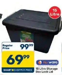 Pick n Pay nu ware 15 Litre Storage Box Lock Lid offer