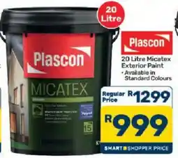 Pick n Pay Plascon Micatex Exterior Paint offer