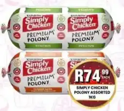 Take 'n Pay Simply Chicken Polony Assorted offer
