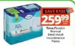 Checkers Tena Proskin Normal Small Adult Incontinence Pants offer