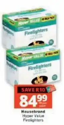 Checkers Housebrand Hyper Value Firelighters offer