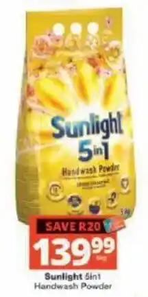 Checkers Sunlight 5in1 Handwash Powder offer