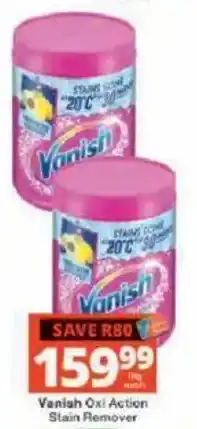 Checkers Vanish Oxi Action Stain Remover offer