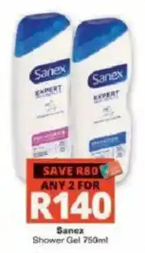 Checkers Sanex Shower Gel offer