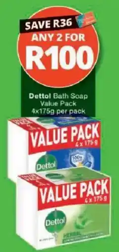 Checkers Dettol Bath Soap offer
