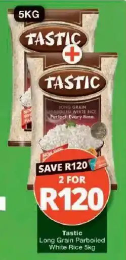 Checkers Tastic Long Grain Parboiled White Rice offer