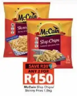 Checkers McCain Slap Chips/ Skinny Fries offer