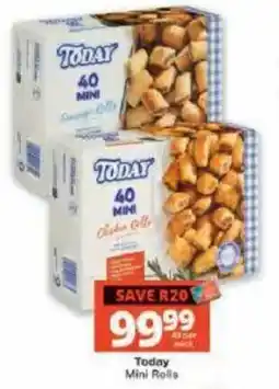 Checkers Today Mini Rolls offer