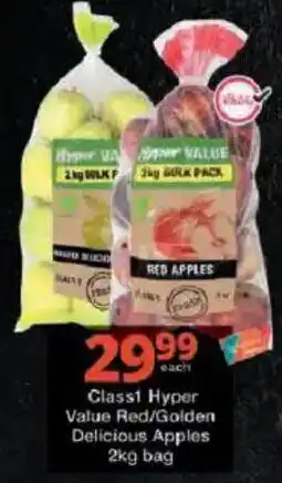 Checkers Class1 Hyper Value Red/Golden Apples offer