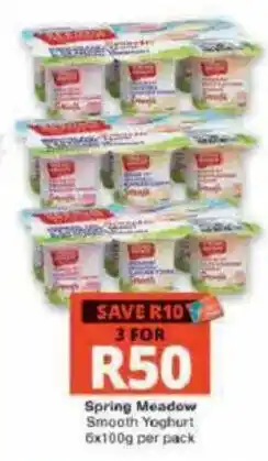 Checkers Spring Meadow Smooth Yoghurt offer