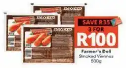Checkers Farmer's Bell Smoked Viennas offer