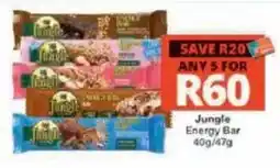 Checkers Jungle Energy Bar offer