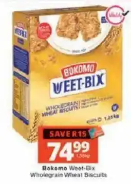 Checkers Bokomo Weet-Bix Wholegrain Wheat Biscuits offer