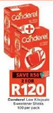 Checkers Canderel Low Kilojoule Sweetener Sticks offer
