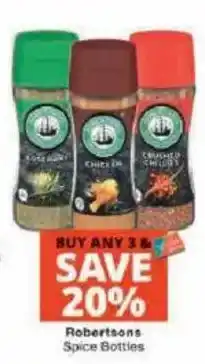 Checkers Robertsons Spice Bottles offer
