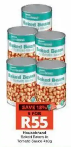 Checkers Housebrand Baked Beans in Tomato Sauce offer