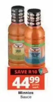 Checkers Minnies Sauce offer