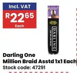 Africa Cash and Carry Darling One Million Braid Assorted offer
