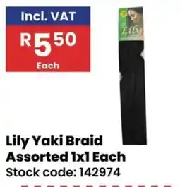 Africa Cash and Carry Lily Yaki Braid Assorted offer