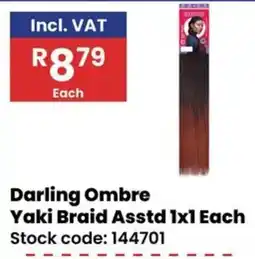 Africa Cash and Carry Darling Ombre Yaki Braid Assorted offer