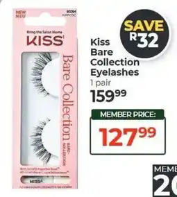 Dis-Chem Kiss Bare Collection Eyelashes offer