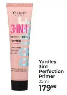 Dis-Chem Yardley 3in1 Perfection Primer offer