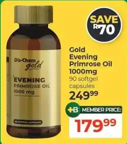 Dis-Chem Dis-Chem gold Evening Primrose Oil 1000 mg offer