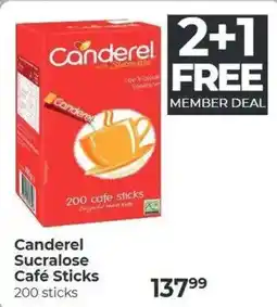 Dis-Chem Canderel Sucralose Café Sticks offer