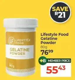 Dis-Chem Lifestyle Food Gelatine Powder offer