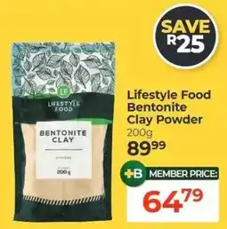 Dis-Chem Lifestyle Food Bentonite Clay Powder offer