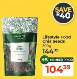 Dis-Chem Lifestyle Food Chia Seeds offer