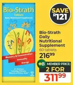 Dis-Chem Bio-Strath Daily Nutritional Supplement offer