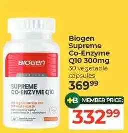 Dis-Chem Biogen Supreme Co-Enzyme Q10 offer
