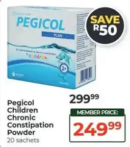 Dis-Chem Pegicol Children Chronic Constipation Powder offer