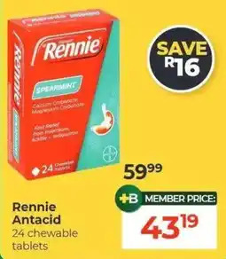 Dis-Chem Rennie Antacid offer