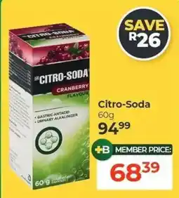 Dis-Chem Citro-Soda offer