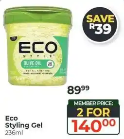 Dis-Chem Eco Styling Gel offer