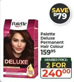Dis-Chem Palette Deluxe Permanent Hair Colour offer
