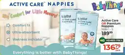 Dis-Chem Active Care Nappies offer