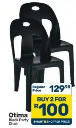 Pick n Pay Hypermarket Otima Black Party Chair offer