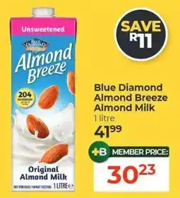 Dis-Chem Blue Diamond Almond Breeze Almond Milk offer